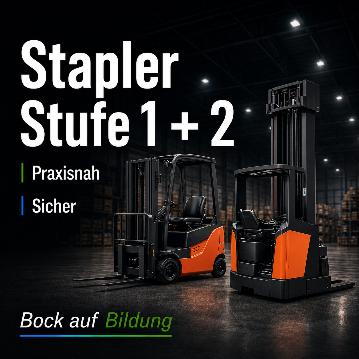 Stapler-Ausbildung – Stufe 1 & 2