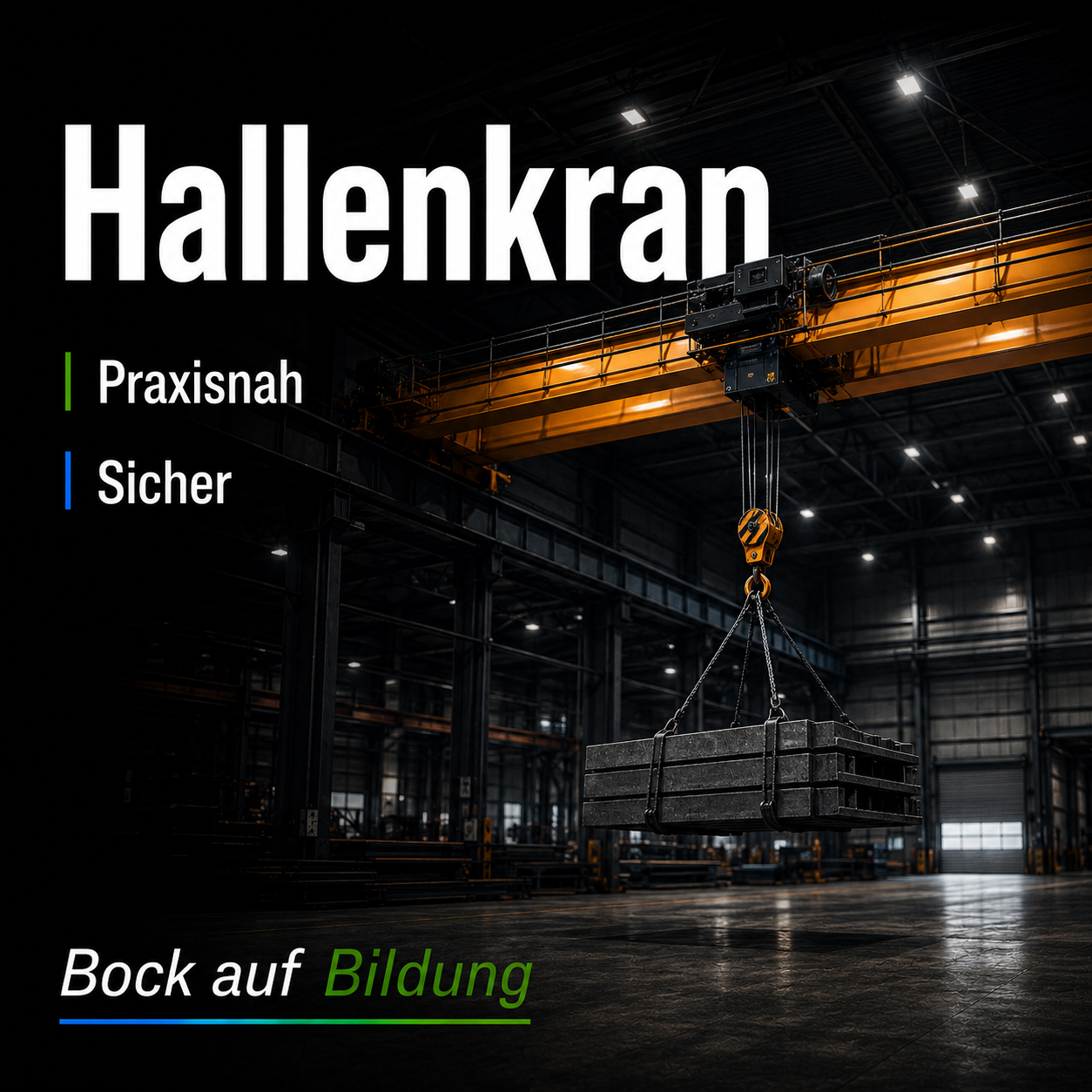 Hallenkran - Ausbildung