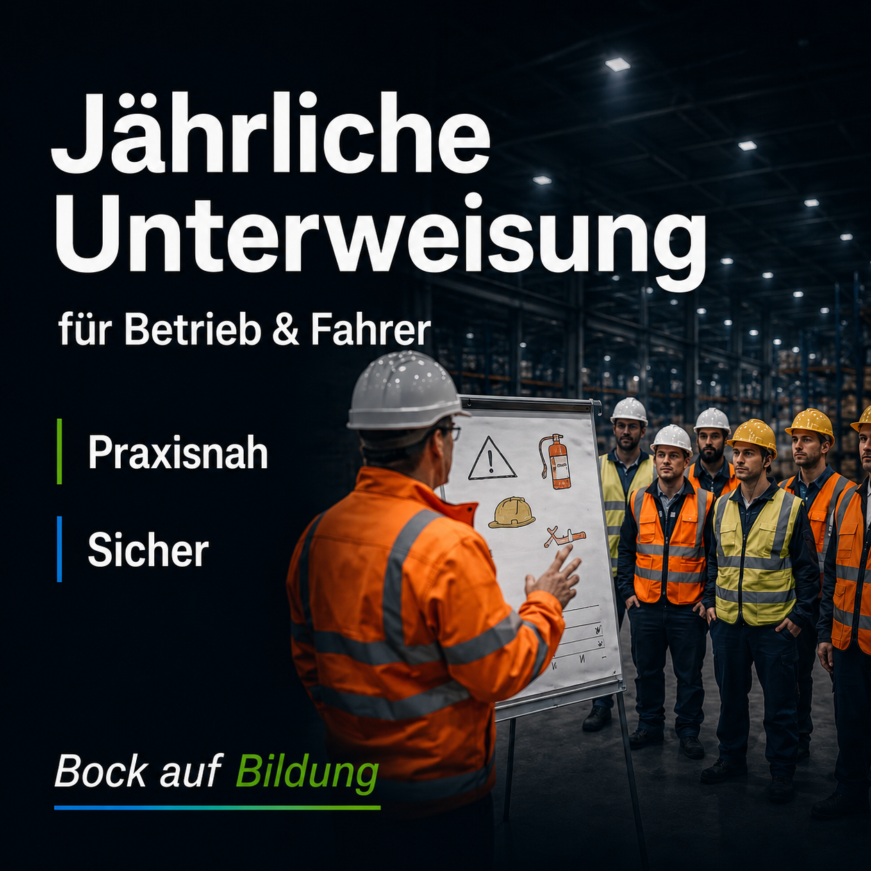 Unterweisungen für Betrieb & Fahrer